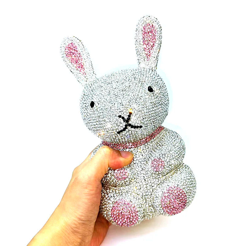 Bunny Diamond Clutch Bag