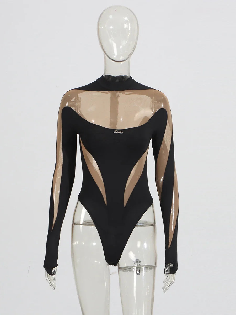 Chic Mesh Romper
