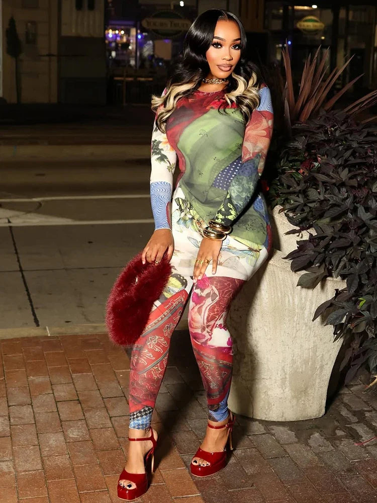 Janere Print Jumpsuit