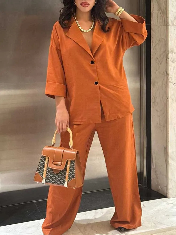 Alice Blouse Pants Set