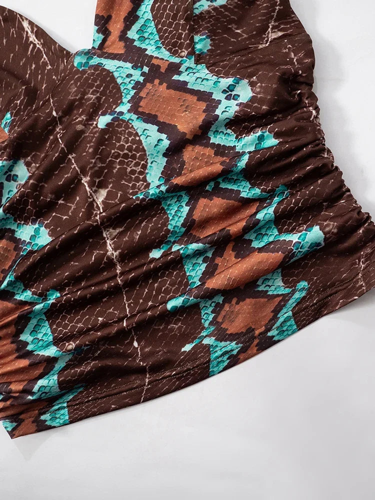 Cobra Print Tank Top