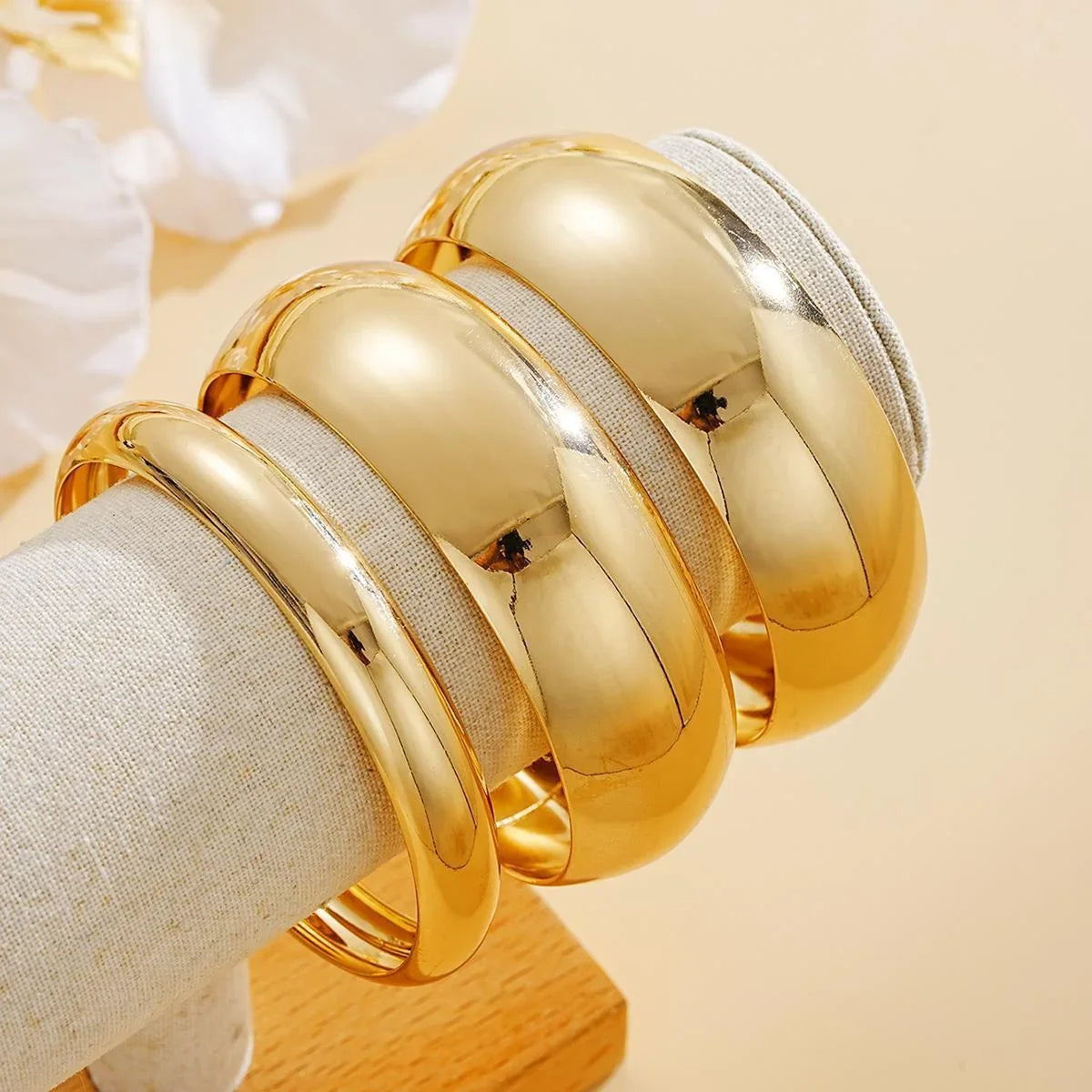 3pcs Oversized Chunky Bangle Bracelet