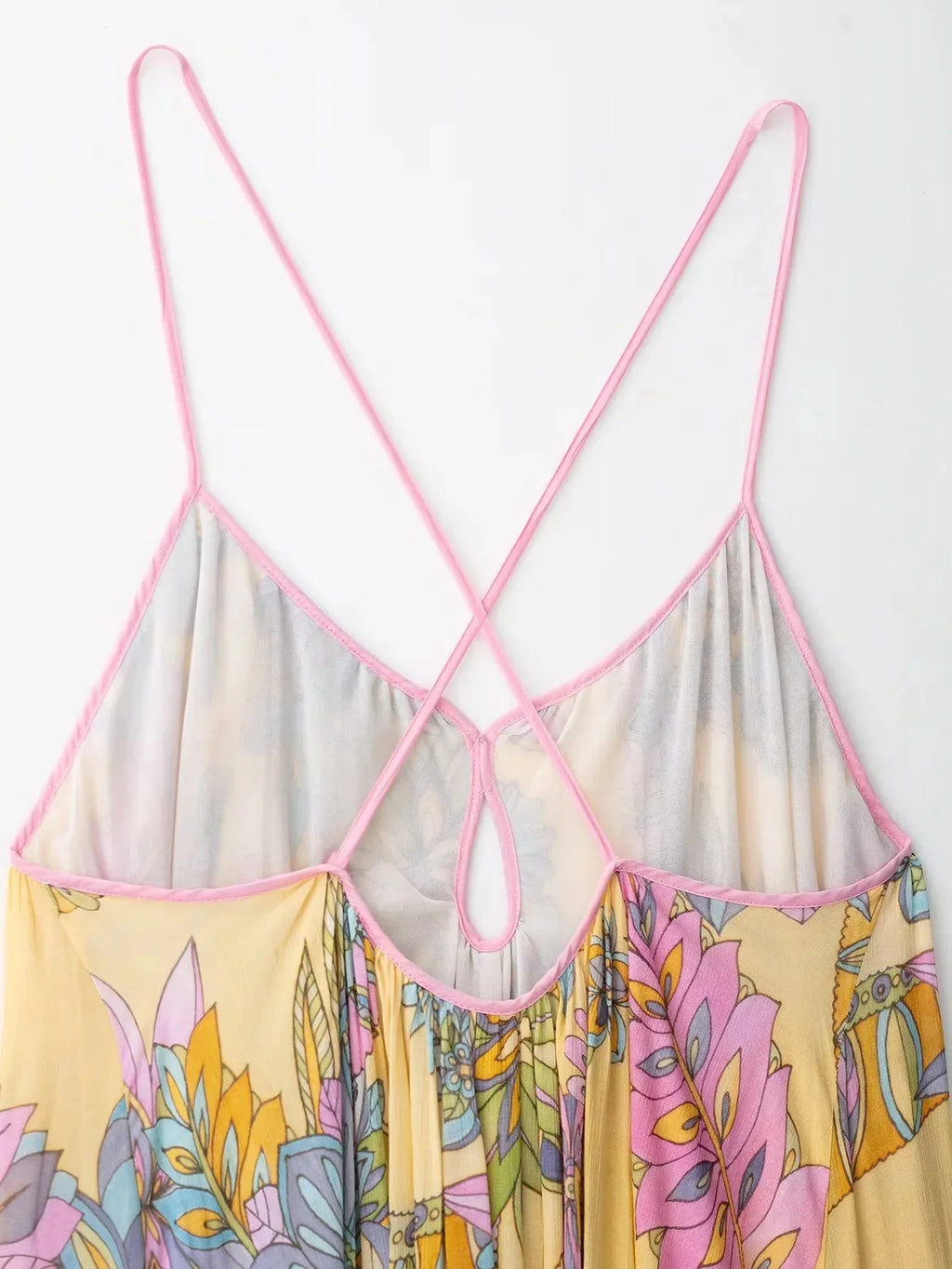 Foral Chiffon Maxi Dress