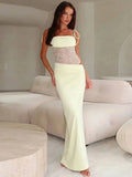 Ariana Mesh Maxi Dress