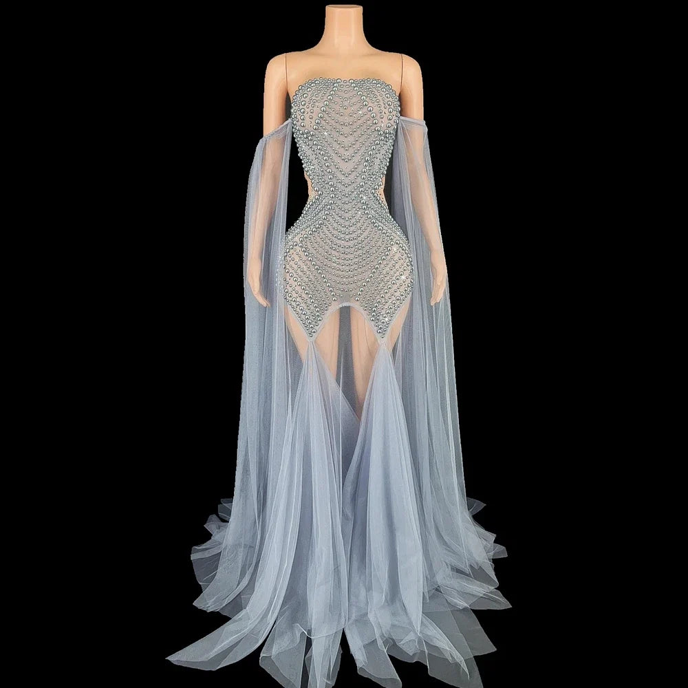 Helena Sheer Maxi Dress