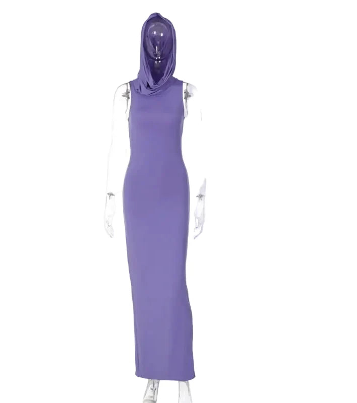 Hooded Maxi Dress