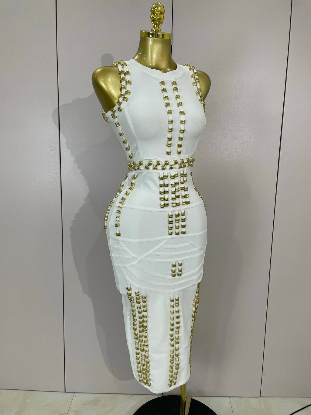 Hollywood Bandage Midi Dress