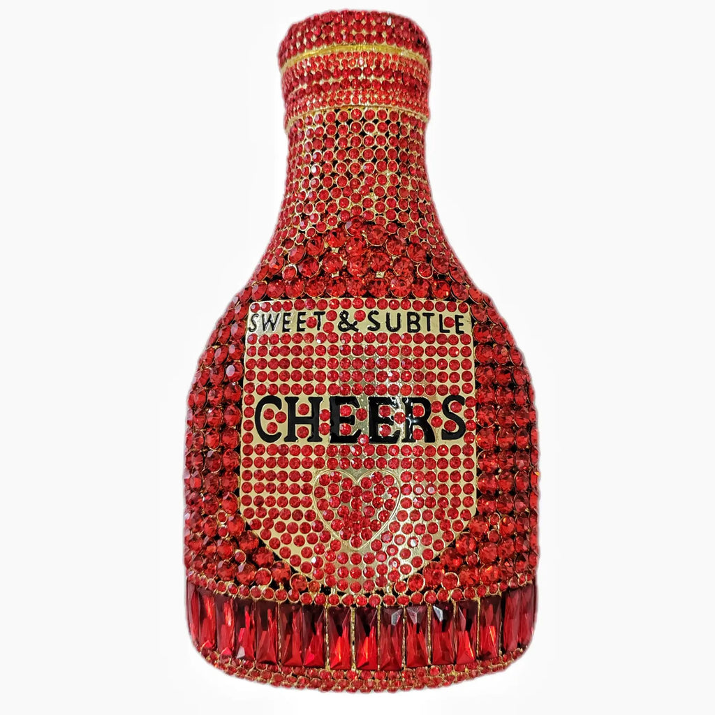 Cheers Crystal Clutch Purse