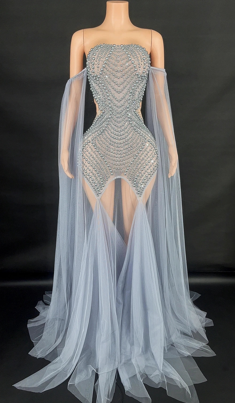 Helena Sheer Maxi Dress