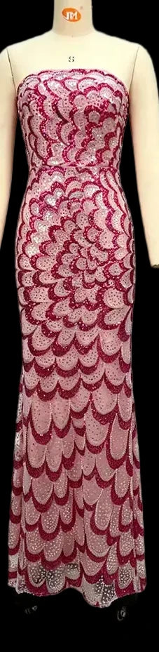 Chic Sequins Mermaid Maxi Dress