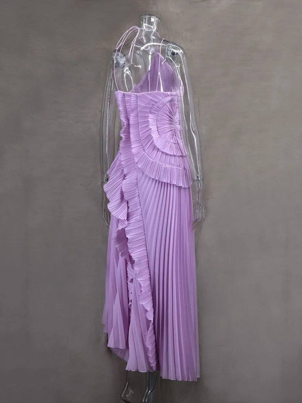 Kelsi Chiffon Ruffle Maxi Dress