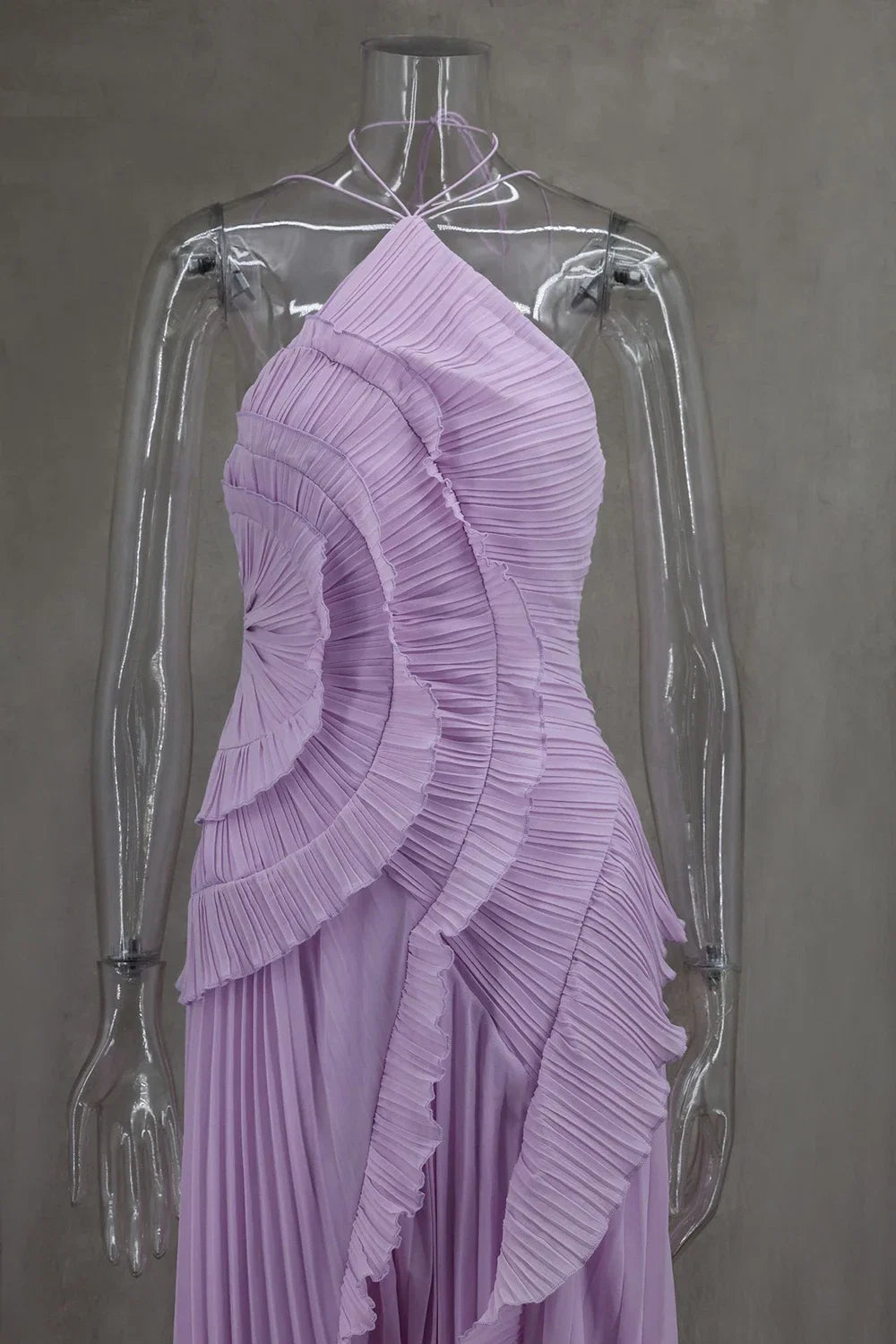 Kelsi Chiffon Ruffle Maxi Dress