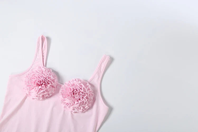 3D Flower Pants Set