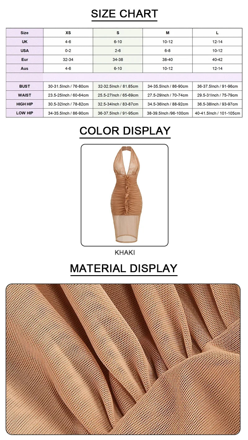 Bella Mesh Pleated Dress