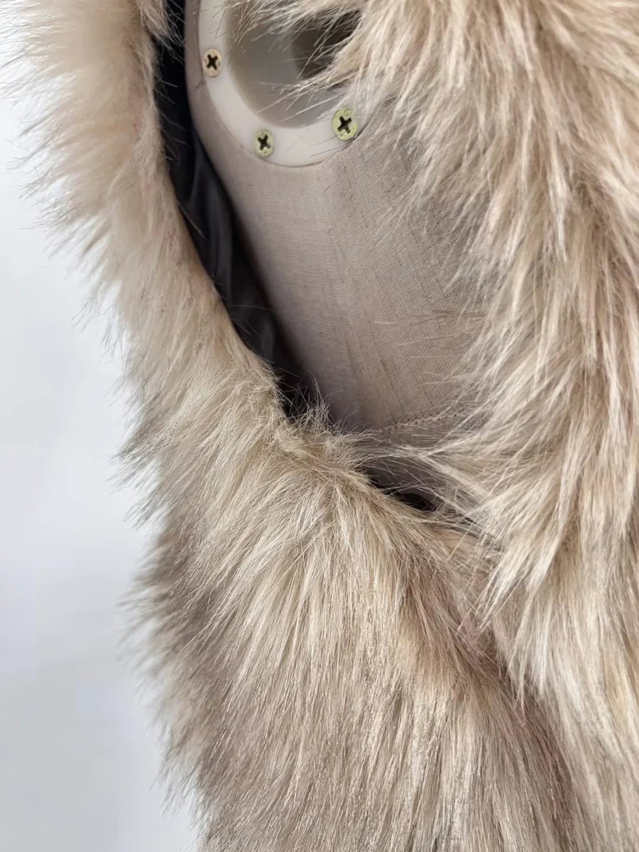 Fur Luxurious Crop Vest