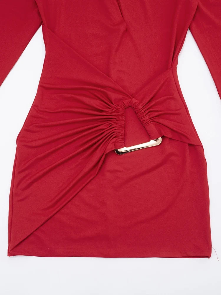 Anila Ruched Mini Dress