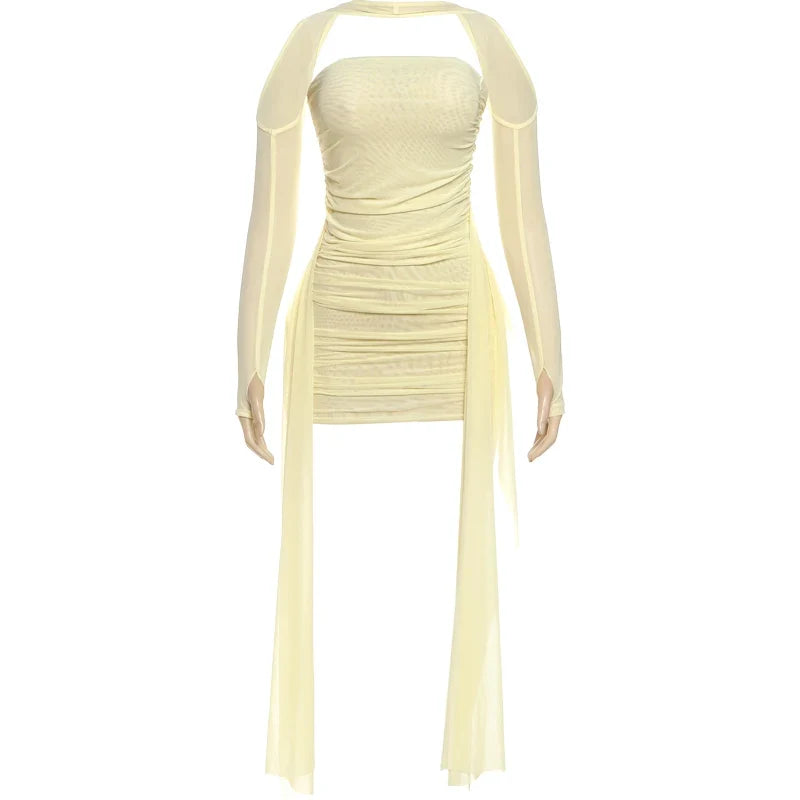 Daisy Ruched Bodycon Dress