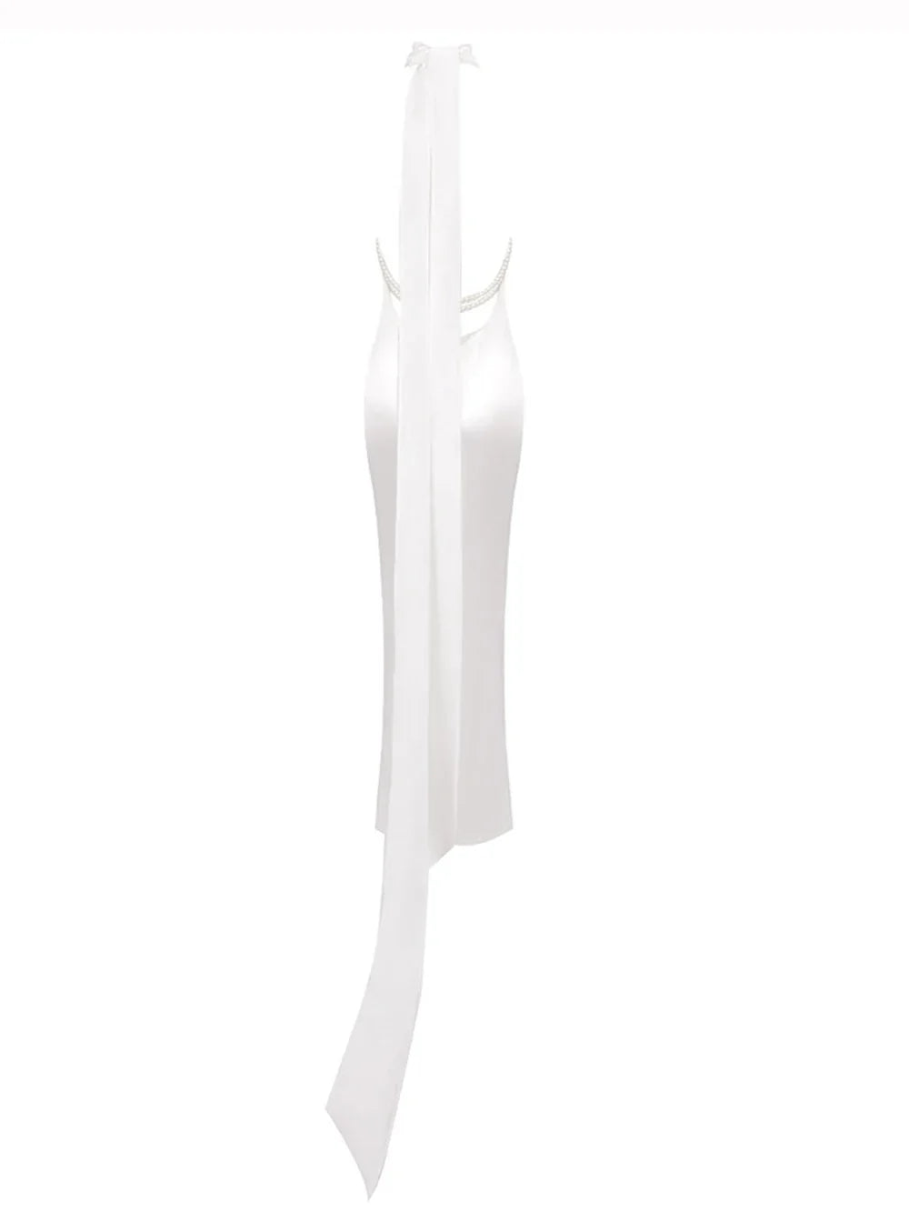 Pearl Backless Maxi Dress