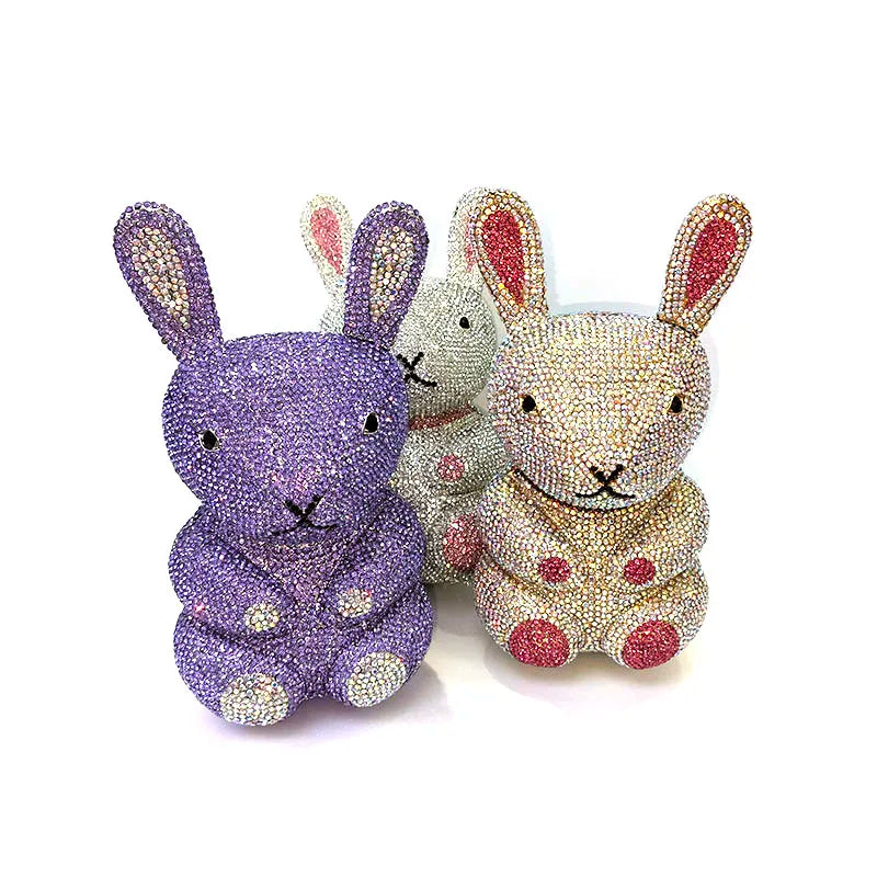 Bunny Diamond Clutch Bag