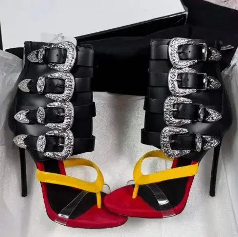 Buckle Strap High Heels