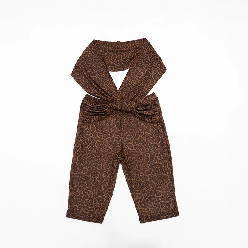 Ella Leopard Mesh Romper