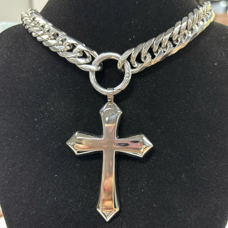 Cross Pendant Choker