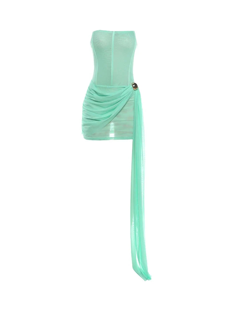 Nola Ruched Mini Dress