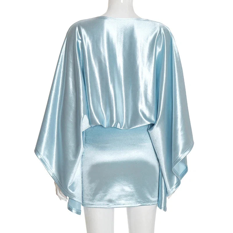 Classic Satin Mini Dress