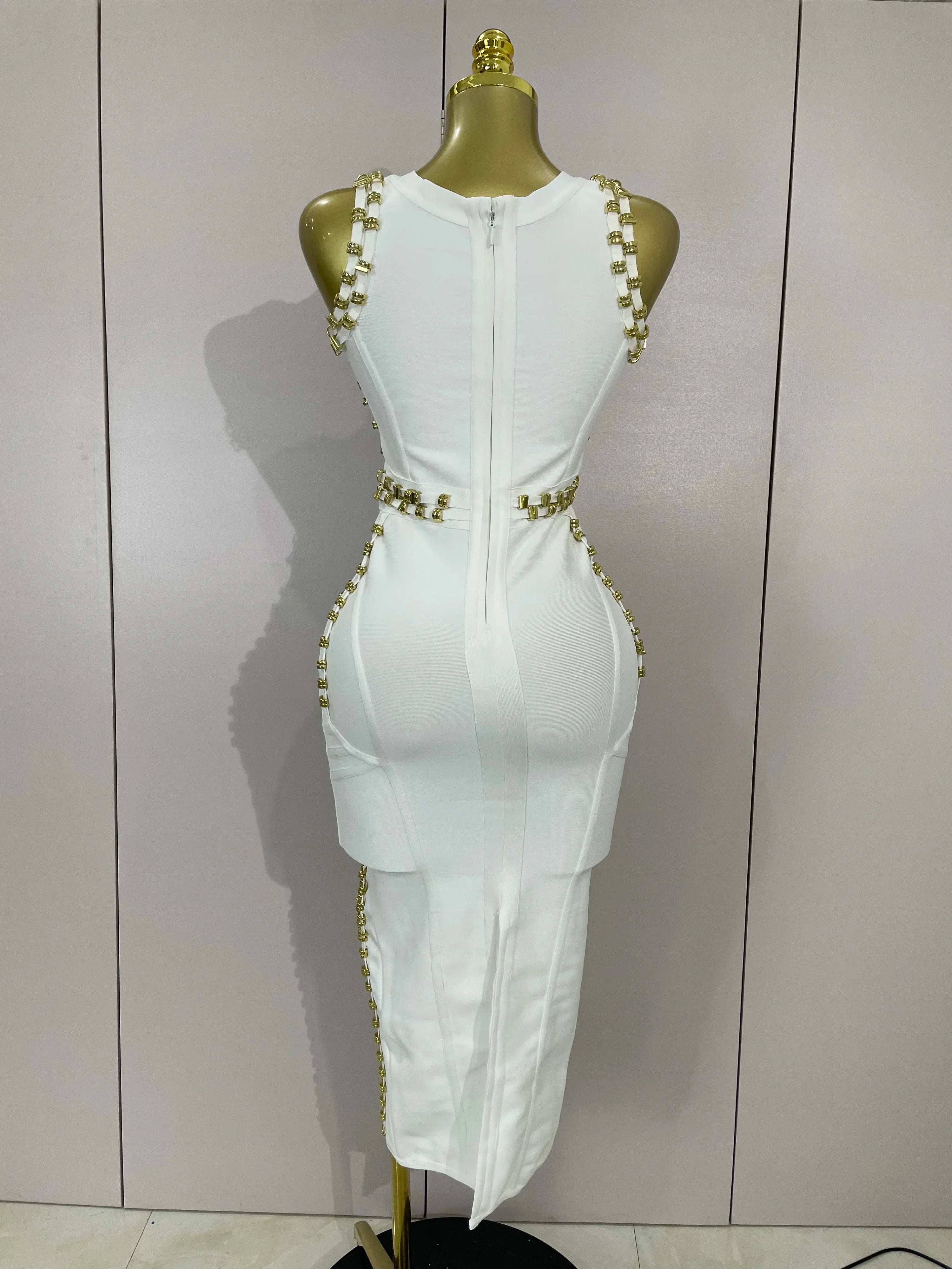 Hollywood Bandage Midi Dress