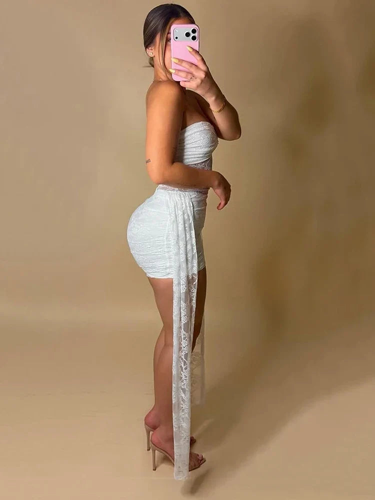 Lili Mesh Tassel Dress