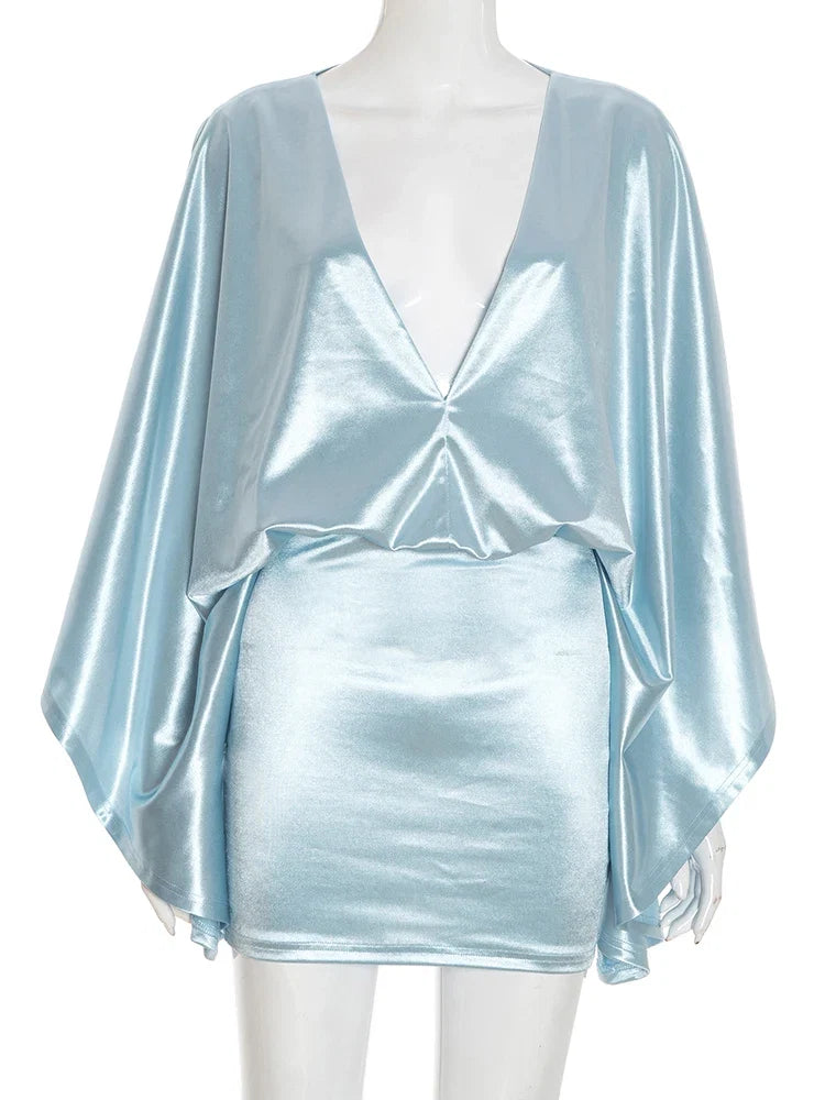 Classic Satin Mini Dress