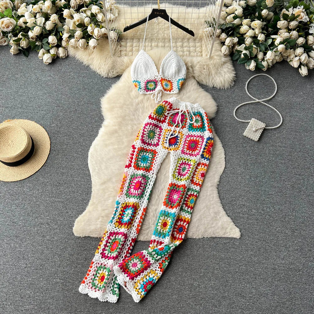 Geelee Crochet Pants Set