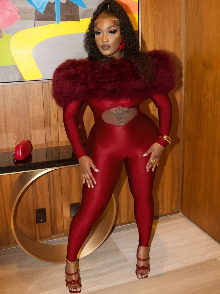 Fur Fantasy Jumpsuit