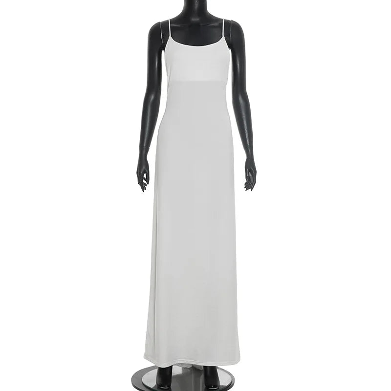 Liza Backless Draped Maxi Dress
