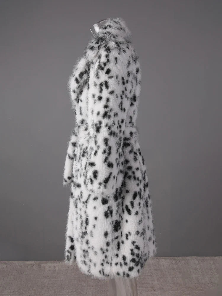 Opulent Fur Plush Coat