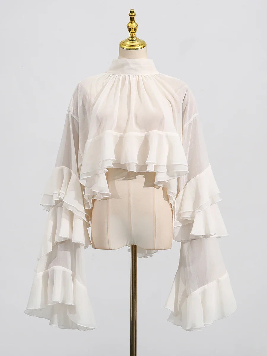 Krista Ruffles Blouse