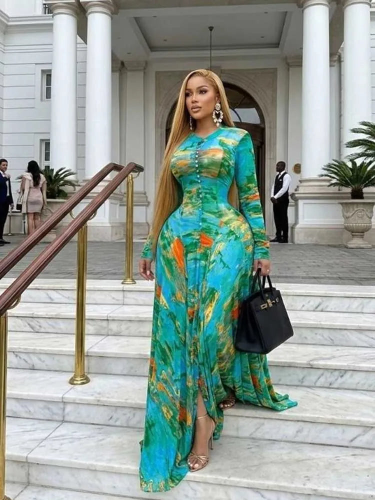 Elicia Floral Maxi Dress