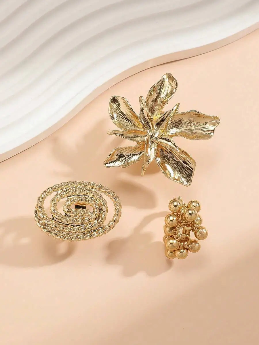 3pcs Chic Ring Set