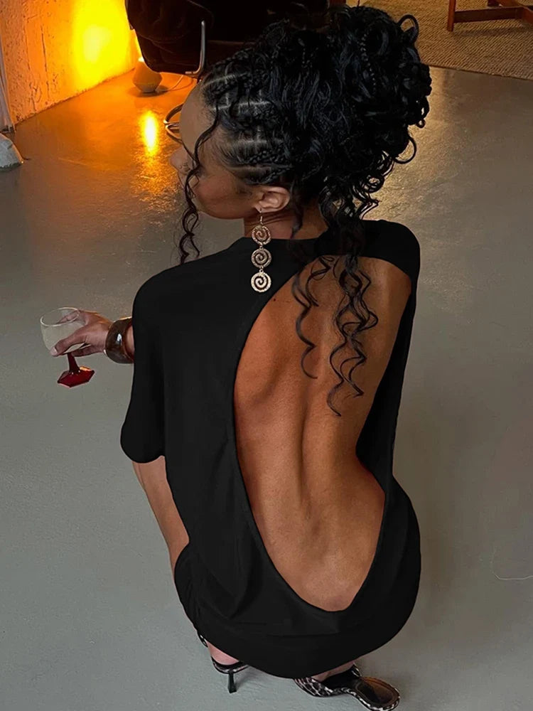 Esther Backless Mini Dress