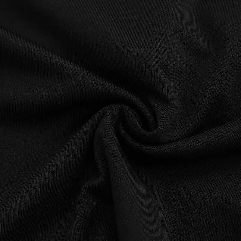 Buckle Turtleneck Mini Dress