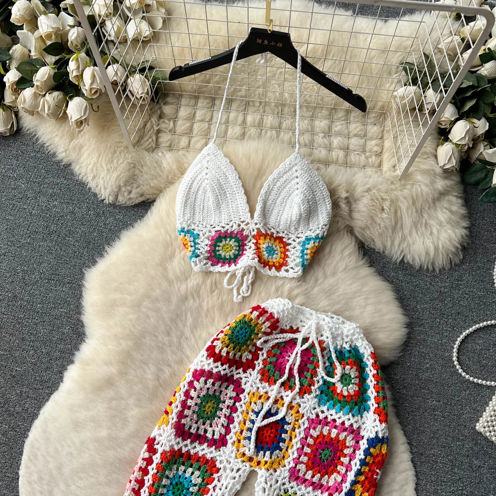 Geelee Crochet Pants Set