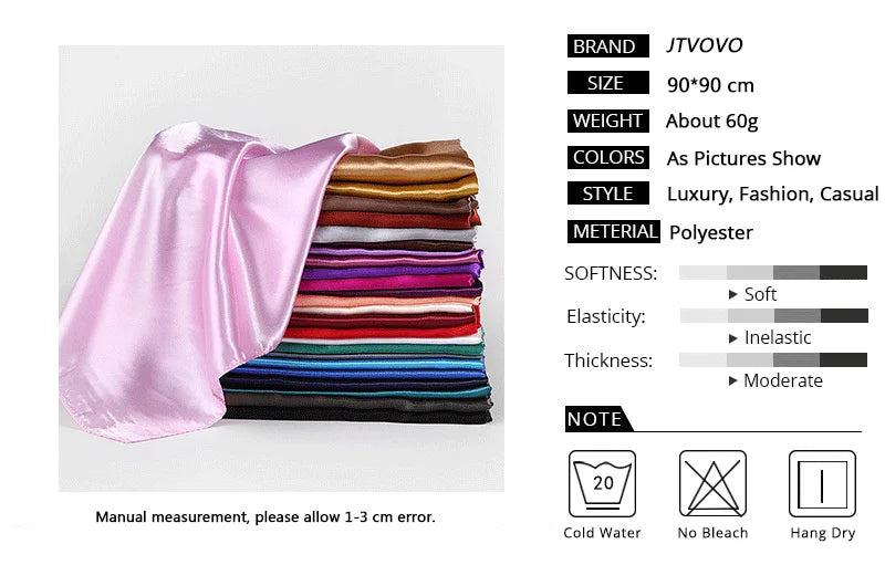 Luxe Silk Scarf Bandana