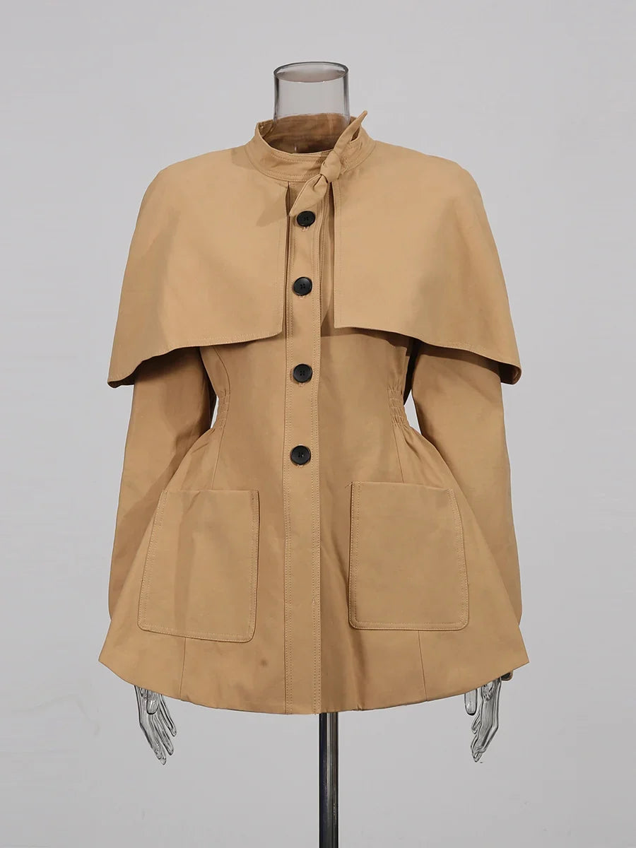 Bowknot Trench Coat