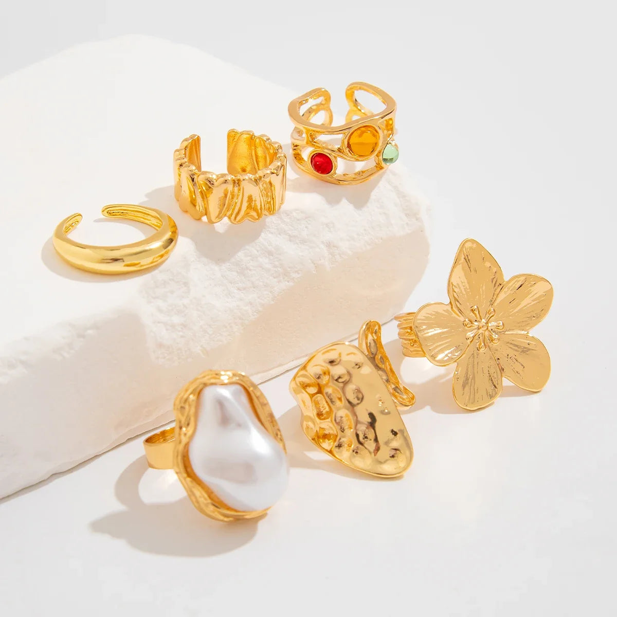 6pcs Elegant Rings