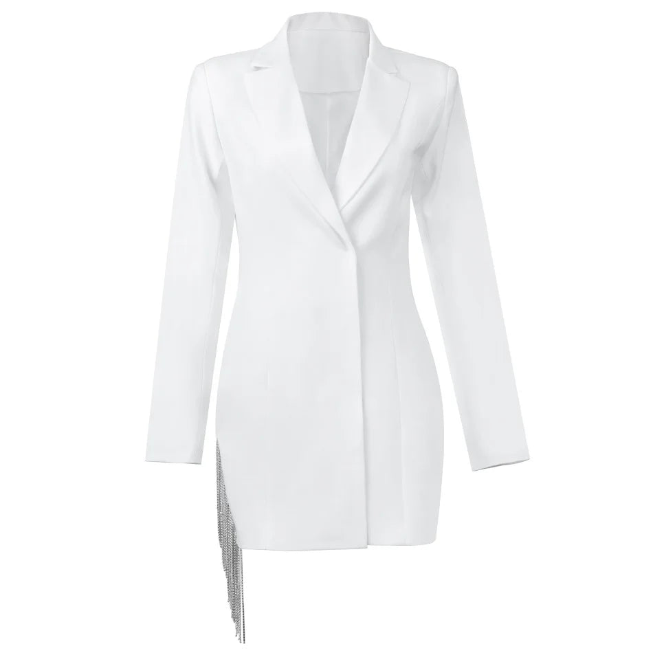 Dania Tassel Blazer Dress