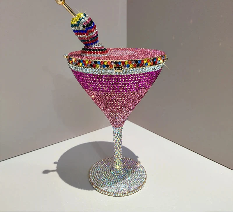 Goblet Diamond Clutch Bag