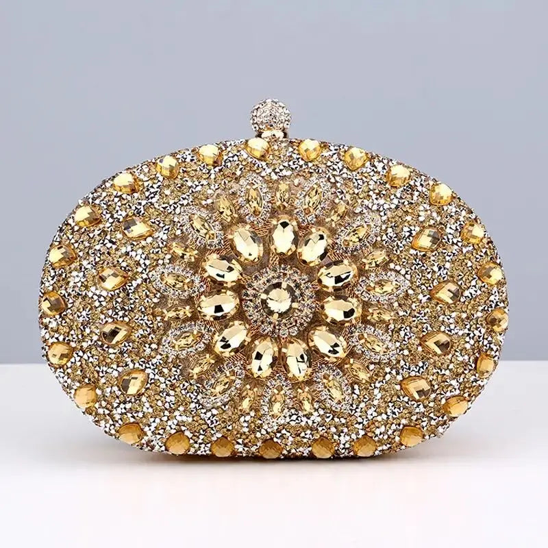 Luxury Crystal Clutch Bag
