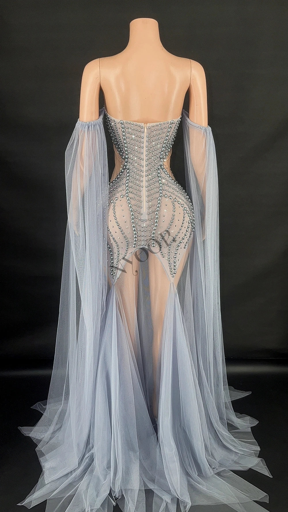 Helena Sheer Maxi Dress