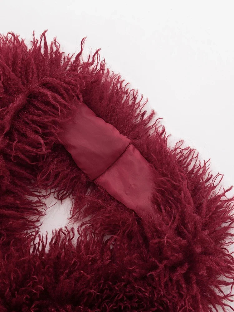 Aubree Fur Pants Set