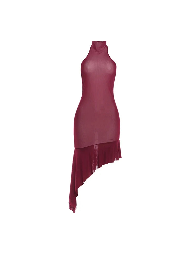 Lauren Ruffle Hem Dress